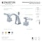Kingston Brass KS4948QL Milano Widespread Bathroom Faucet, Brushed Nickel KS4948QL - alternate 2